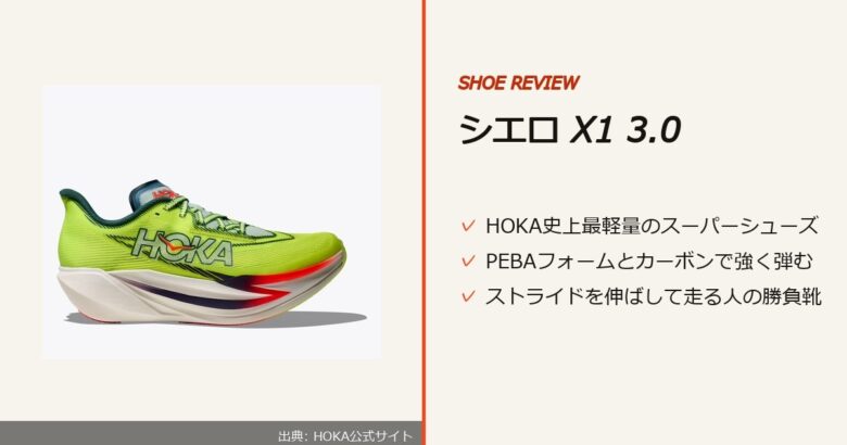 出典: HOKA公式サイト